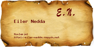 Eiler Nedda névjegykártya